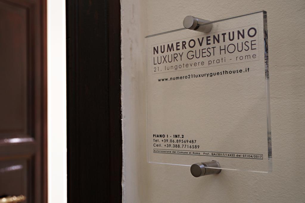 Numero 21 Luxury Guest House Rome Exterior photo